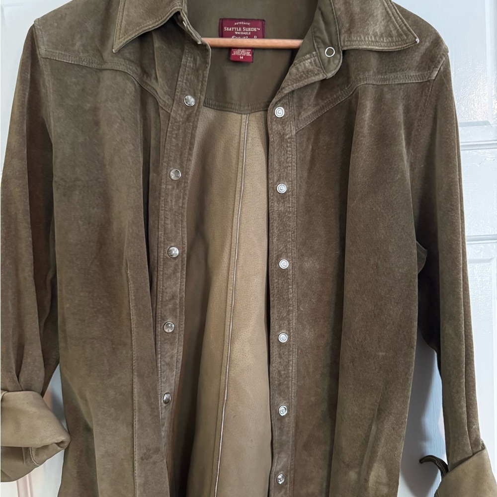 Eddie Bauer Women's Olive Utility Jacket